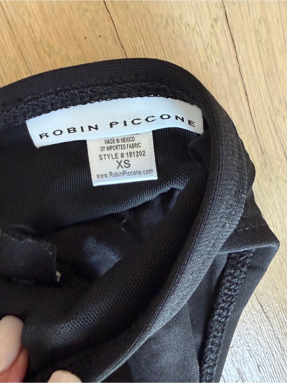 Robin Piccone Black Ruffle-Trim Bikini Set - Picture 6 of 6